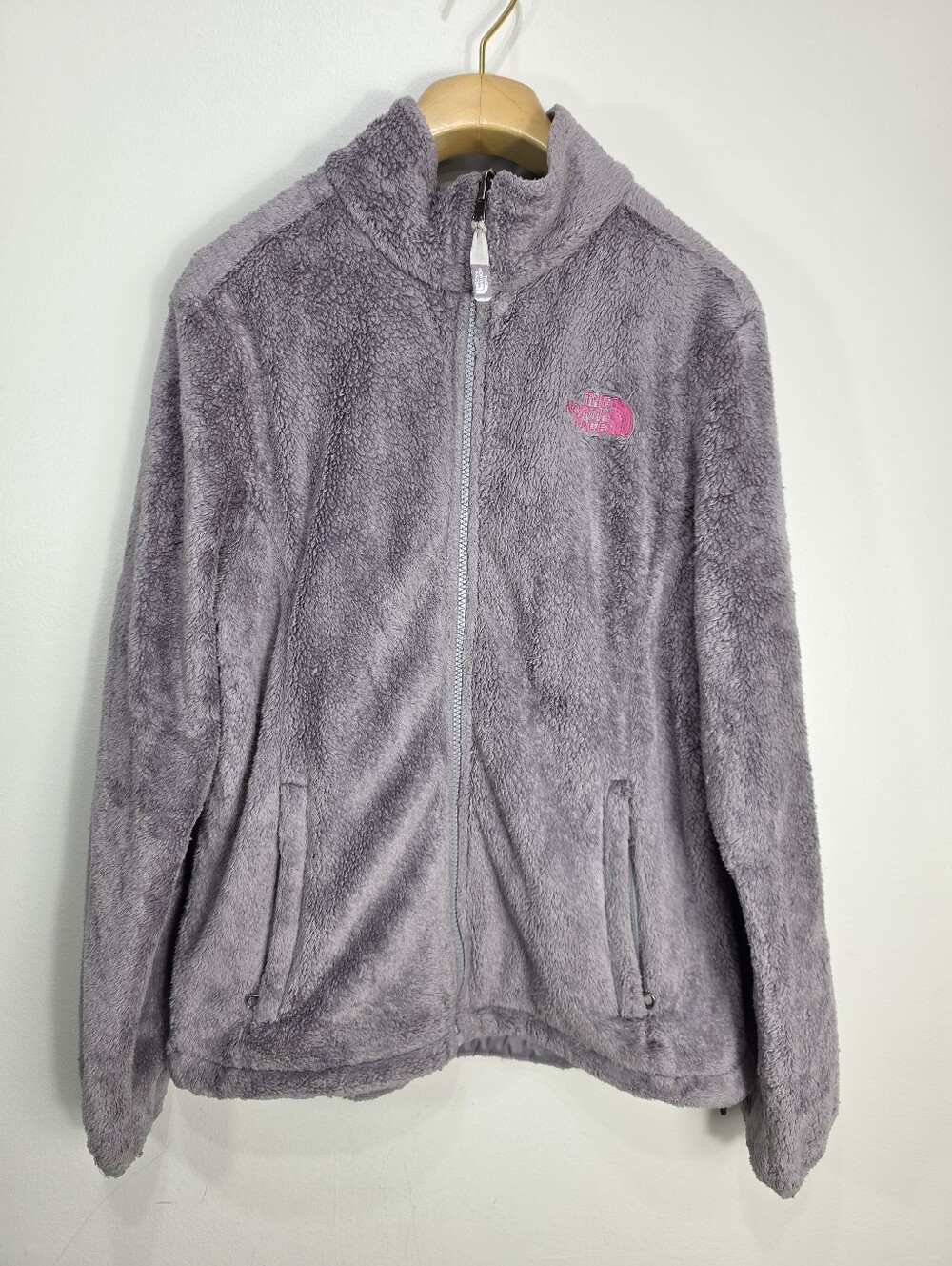 The North Face Lavender Plush Full-Zip Fleece Jacket